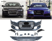 Audi A6 C7 2011-2017 Frontstoßstange mit schwarzem Grill RS6-Style (2011-2014) Foto 2