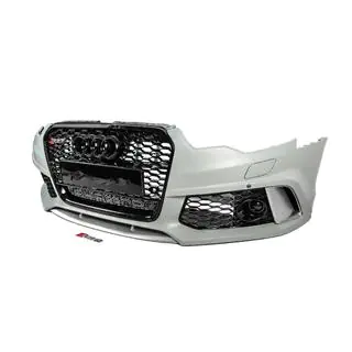 Frontstoßstange mit schwarzem Grill RS6-Style (2011-2014) Foto 3