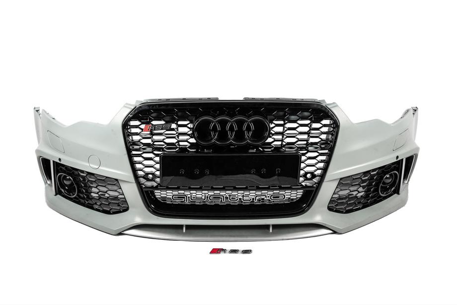 Audi A6 C7 2011-2017 Frontstoßstange mit schwarzem Grill RS6-Style (2011-2014) Image