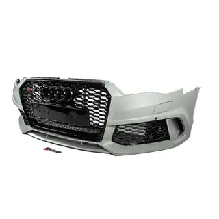 Frontstoßstange mit schwarzem RS6-Style Grill (2014–2017) Foto 3