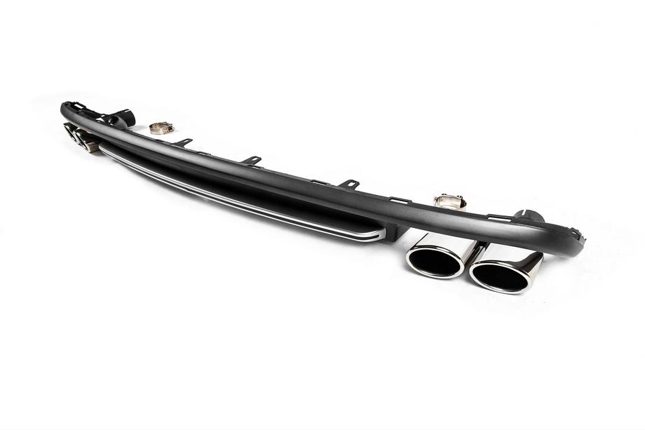 Audi A6 C7 2011-2017 Heckdiffusor mit Endrohren RS-Style V-2 (2011-2014) Image