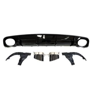 Heckdiffusor mit Endrohren RS-Style V-1 (2014-2017, Sport) Audi A6 C7 2011-2017 Foto 2