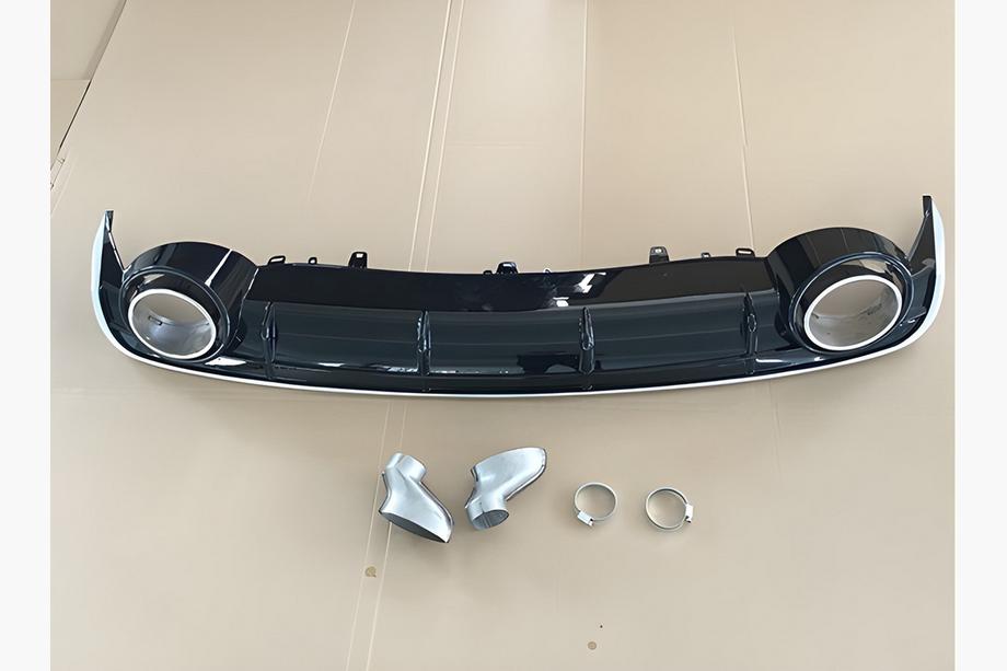 Audi A6 C7 2011-2017 Heckdiffusor mit Endrohren RS-Style V-2 (2014-2017) Image