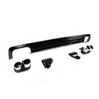 Heckdiffusor mit Endrohren S-Style (für Base) Audi A6 C8 2018–2025 Foto 3