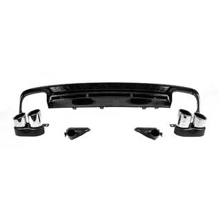 Heckdiffusor mit Endrohren S-Style (für Base) Audi A6 C8 2018–2025 Foto 4