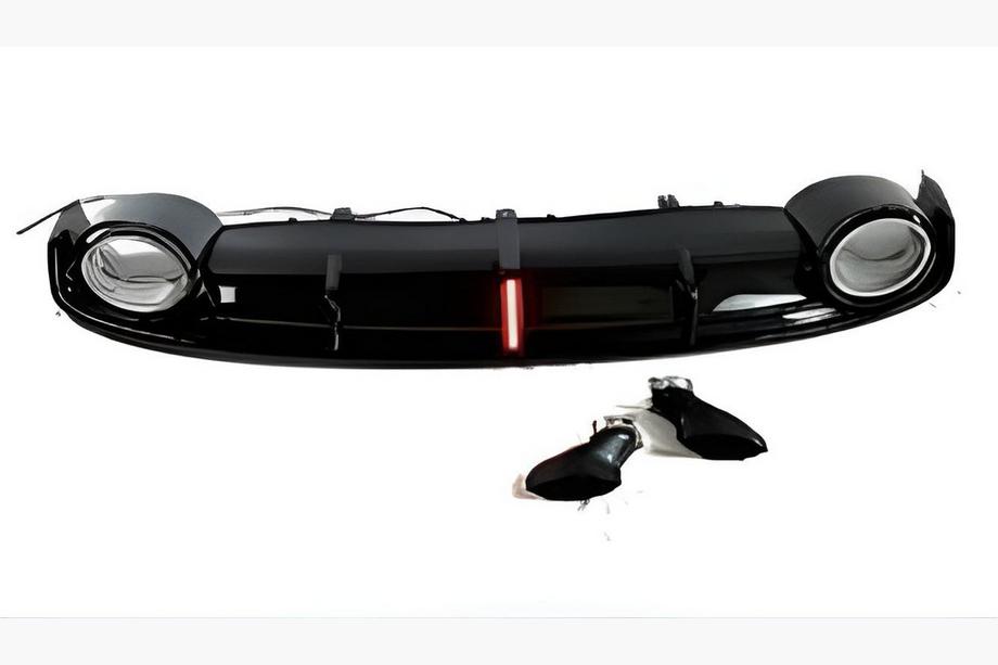 Audi A7 2010-2018 Heckdiffusor mit Endrohren RS-Style (2010-2014, Sport) Image