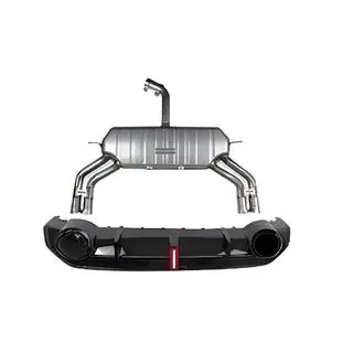 Heckdiffusor mit Endrohren RS-Style