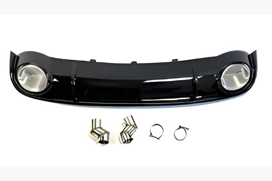 Audi A4 B8 2007-2015 Heckdiffusor mit Endrohren RS-Style (2007-2011) Image
