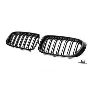 Nieren M-Look (Schwarz Glanz) BMW X4 F26 2014-2018 Foto 4