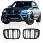BMW X4 G02 2018- Nieren M-Look (Schwarz Glanz) Foto 12