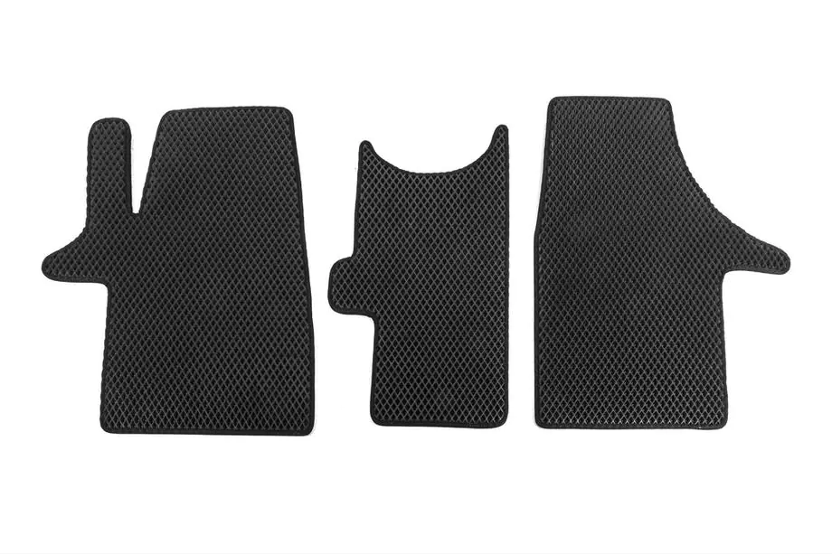 Volkswagen T6 2015-2024 EVA Fußmatten V-2 (schwarz, vorne) Image