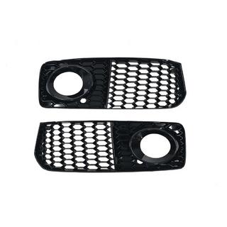RS-Style Nebelscheinwerfer-Gitter (für S-Line, 2007-2011, 2 Stk, Schwarz) Audi A5 2007-2015 Foto 2
