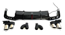 Audi A5 2016-2025 Heckdiffusor mit Endrohren RS-Style (2020-2025) Foto 1