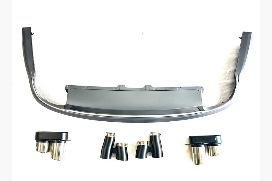Audi A8 2010-2018 Heckdiffusor mit Endrohren S-Style (2014-2018) Image
