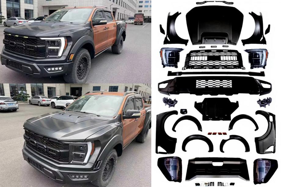 Ford Ranger 2011–2022 Bodykit Set (Design F150 Raptor 2023) Image