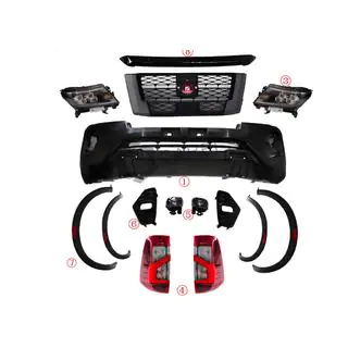 Facelift Upgrade Kit auf 2021 (für 2015-2020) Nissan Navara/NP300 2016- Foto 4