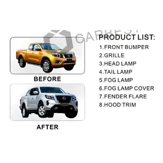 Facelift Upgrade Kit auf 2021 (für 2015-2020) Nissan Navara/NP300 2016- Foto 3