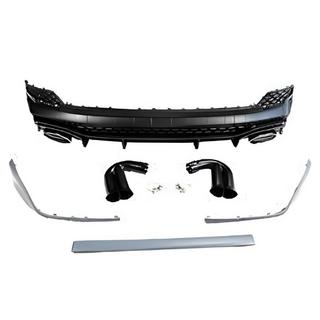 Heckdiffusor mit Endrohren QRS-Style (2.0) Audi Q3 2019–2025