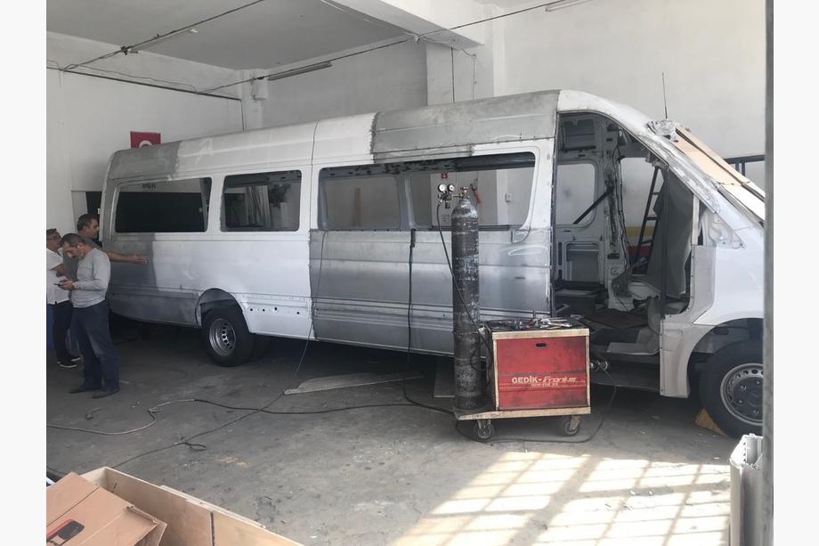 Volkswagen Crafter 2006-2016 Karosserie-Kit zur Fahrzeugverlängerung Heckteil Foto 5