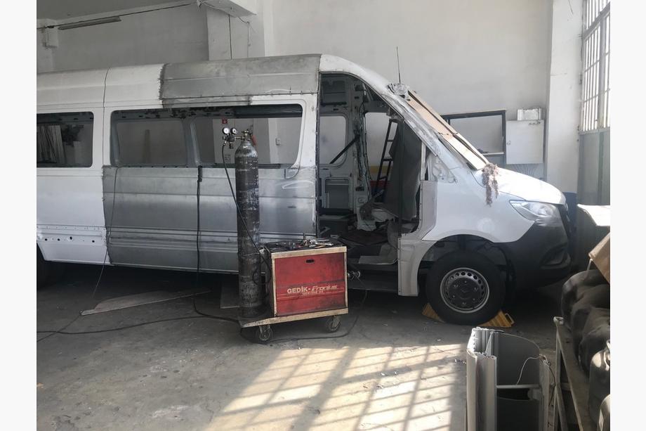 Volkswagen Crafter 2006-2016 Karosserie-Kit zur Fahrzeugverlängerung Heckteil Foto 6