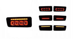Nissan Patrol Y61 1997-2011 LED Rückleuchten Smoke Black (1999-2005, 2 Stück) Foto 1