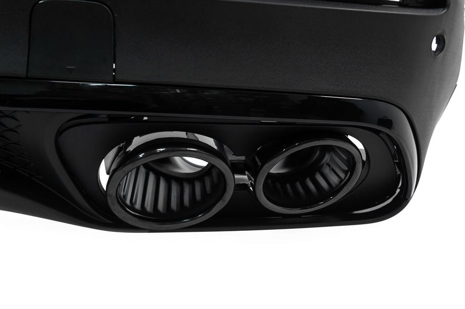 Mercedes GLE W167 2018- Heckdiffusor mit Endrohrblenden GLE53 Black (2018-2026) Foto 11