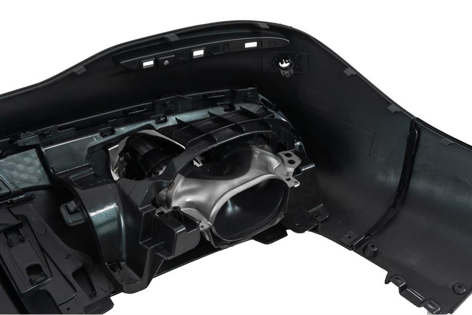 Mercedes GLE W167 2018- Heckdiffusor mit Endrohrblenden GLE53 Black (2018-2026) Foto 12