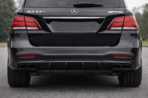 Mercedes GLE/ML class W166 2011-2018 Heckdiffusor für GLE (Design GLE63 Black) Foto 1