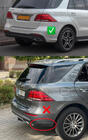 Mercedes GLE/ML class W166 2011-2018 Heckdiffusor für GLE (Design GLE63 Black) Foto 3