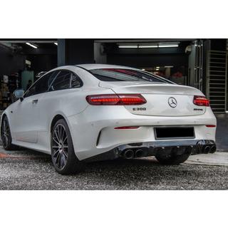 Heckdiffusor Black mit Endrohren Black (Design AMG53)