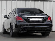 Mercedes C-class W205 2014-2021 Heckdiffusor mit Endrohren Black (Design C63 2018-2021) Foto 1