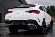 Mercedes GLE coupe C167 2019- Heckdiffusor mit Endrohren (Design GLE63) Foto 2