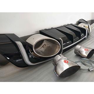 Heckdiffusor mit Endrohren TTRS-Style (2014-2020) Audi ТТ 2014-2023
