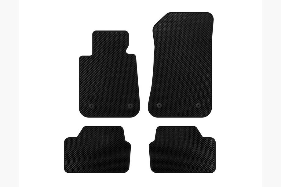 BMW 1 Series E81/E82/E87/E88 2004-2011 EVA Fußmatten (Schwarz) Image
