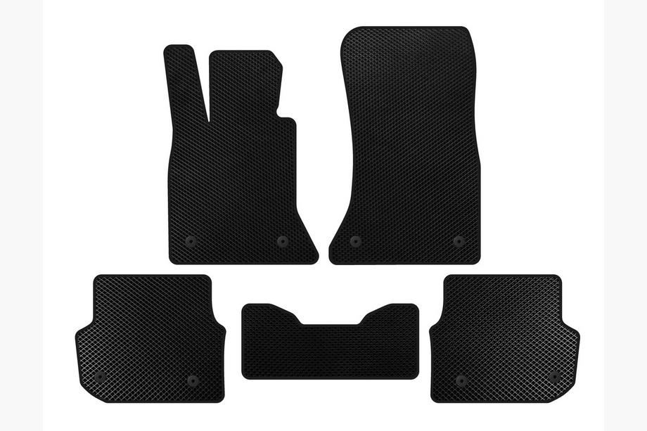 BMW 5 Series F10/F11 2010–2016 EVA Fußmatten (für F-11, Schwarz) Image