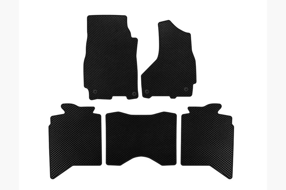 Dodge RAM (DS/DJ/D2) 2009–2024 EVA Fußmatten (2013+, 5-Sitzer, Schwarz) Image