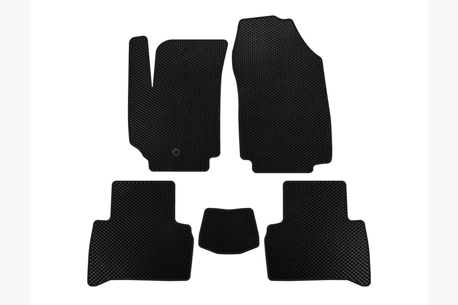 Fiat Croma 2005-2010 EVA Fußmatten (2007-2010, SW, Schwarz) Image