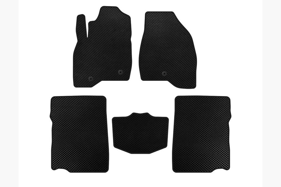 Ford Explorer 2011-2019 EVA Fußmatten (2017-2019, 2. Reihe, 7-Sitzer, Schwarz) Image