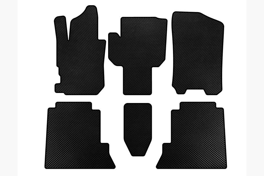 Honda FR-V 2004-2009 EVA Fußmatten (Schwarz) Image