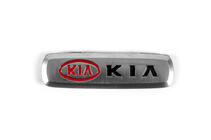 KIA Aluminium Emblem für Fußmatten (1 Stk) Foto 2