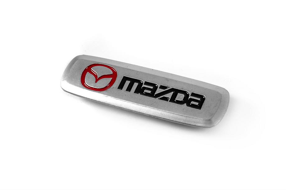 Mazda Aluminium Emblem für Fußmatten (1 Stk) Foto 1