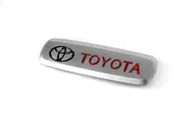 Toyota Aluminium Emblem für Fußmatten (1 Stk) Foto 1