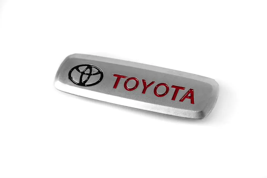 Toyota Aluminium Emblem für Fußmatten (1 Stk) Image