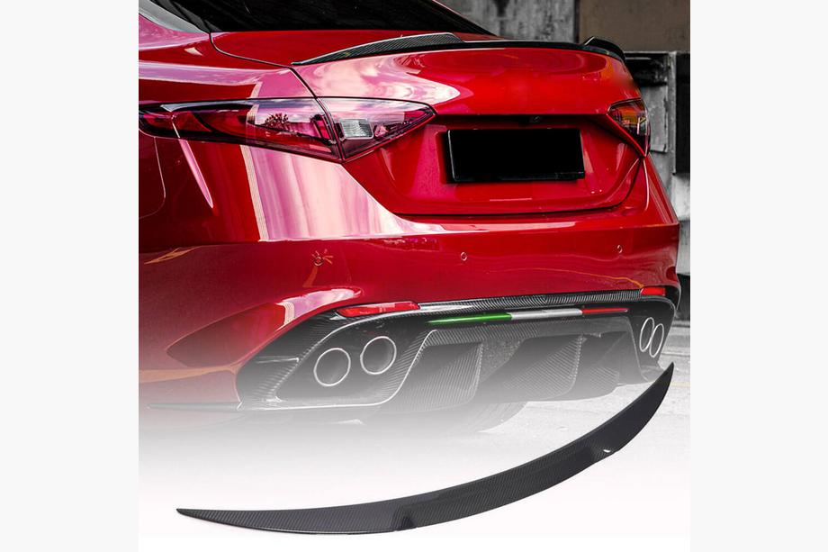 Alfa Romeo Giulia 2016-2022 Spoiler V5 (Trockencarbon) Image