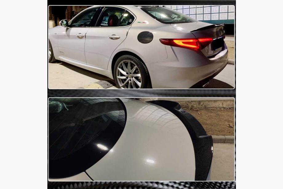 Alfa Romeo Giulia 2016-2022 Heckspoiler V2 (GFK) Image
