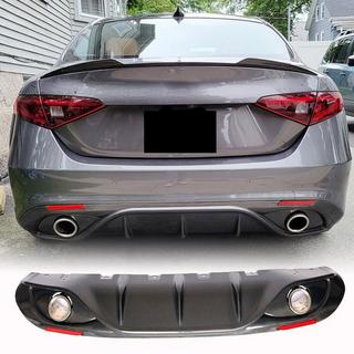 Heckdiffusor mit Endrohren V2 (für Base, Carbon) Alfa Romeo Giulia 2016-2022 Foto 1