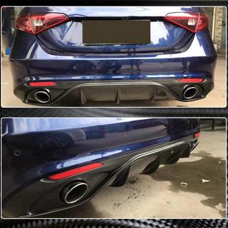 Heckdiffusor mit Endrohren V2 (für Base, Carbon) Alfa Romeo Giulia 2016-2022 Foto 4