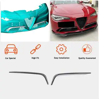 Abdeckungen für Nebelscheinwerfer (für Base, Carbon) Alfa Romeo Giulia 2016-2022 Foto 3