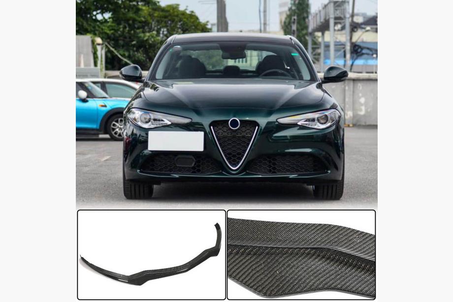Alfa Romeo Giulia 2016-2022 Frontstoßstangen Lippe V1 Aufsatz (für Base, Carbon) Image
