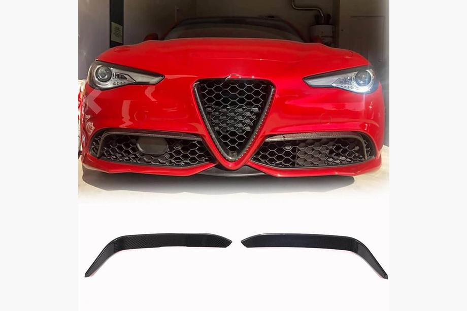 Alfa Romeo Giulia 2016-2022 Abdeckungen für Nebelscheinwerfer (für Sport, Kunststoff) Image